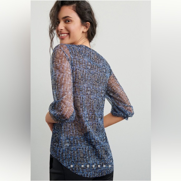 Anthropologie Gretchen Smocked Tunic - Picture 2 of 8